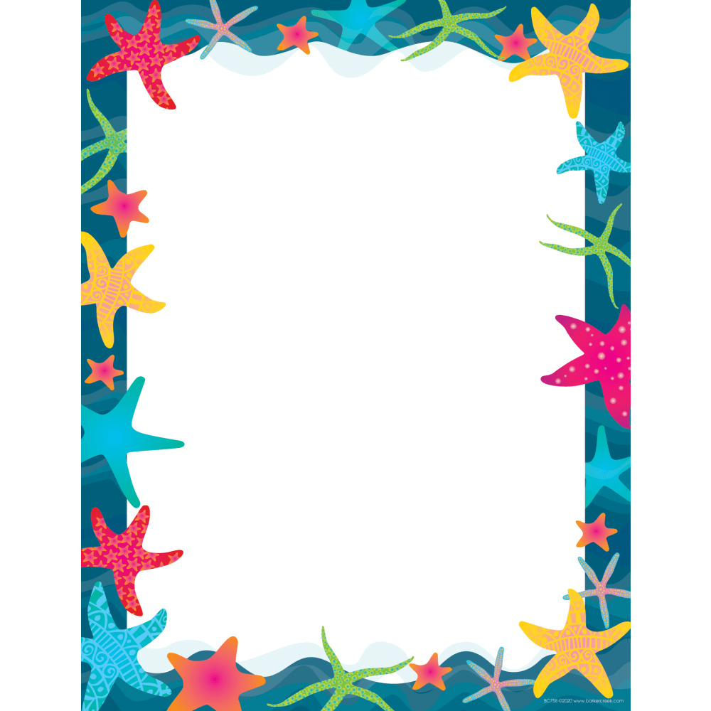 Barker Creek Designer Computer Paper, 8-1/2” x 11”,