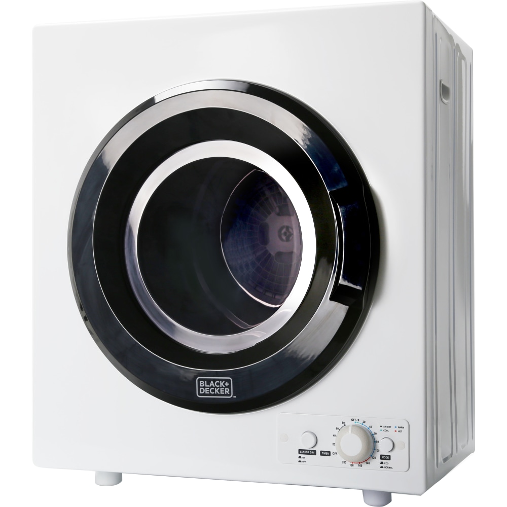 Black+Decker Portable Dryer, 2.65 Cu. Ft., White