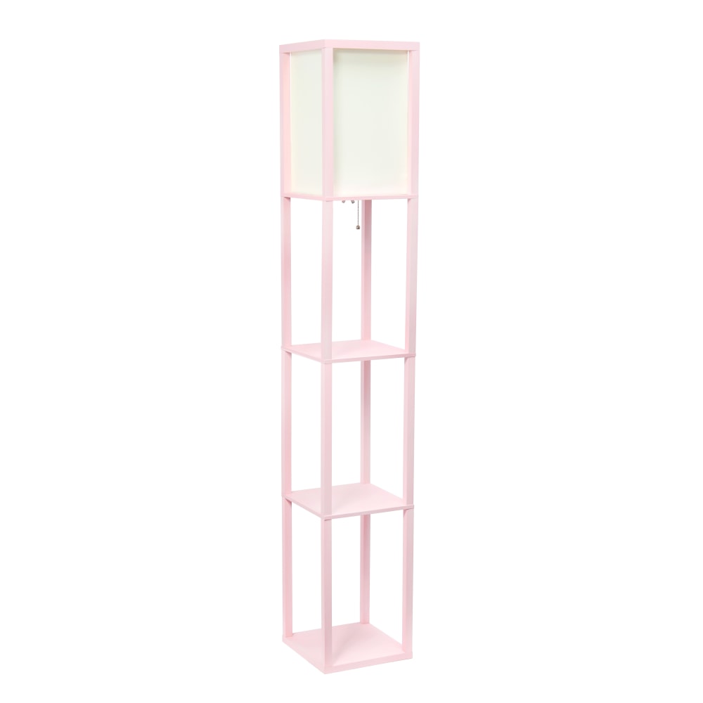 Lalia Home Column Shelf Floor Lamp, 62-3/4"H, Light