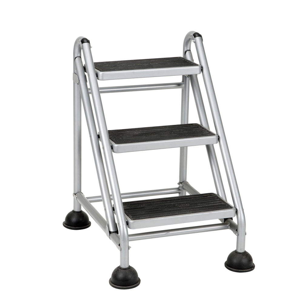 Cosco® Rolling Commercial Step Stool, 3-Step, 26 3/5