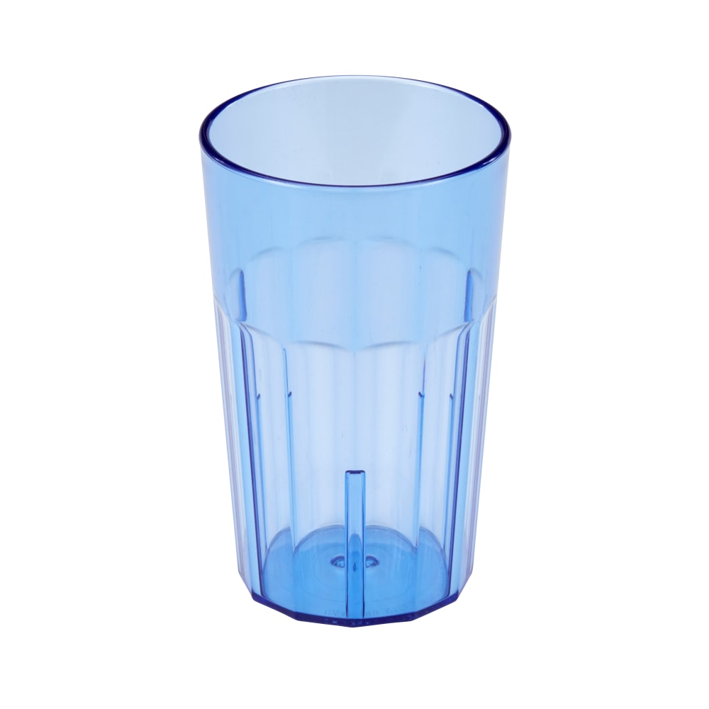Cambro Newport Styrene Tumblers, 14 Oz, Slate Blue,