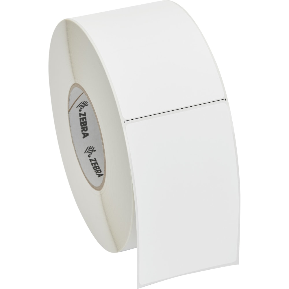 Zebra Label Polypropylene Thermal Transfer Labels, 3" x