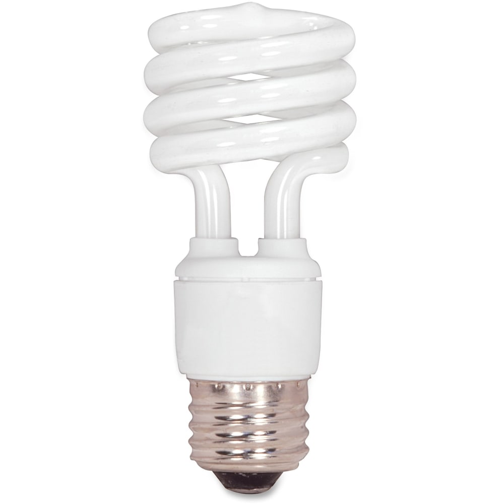 Satco T2 13-watt Mini Spiral CFL Bulb -