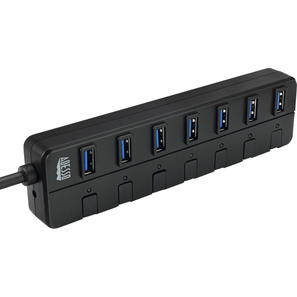 Adesso 7-ports USB 3.0 Hub with 5V2A Power