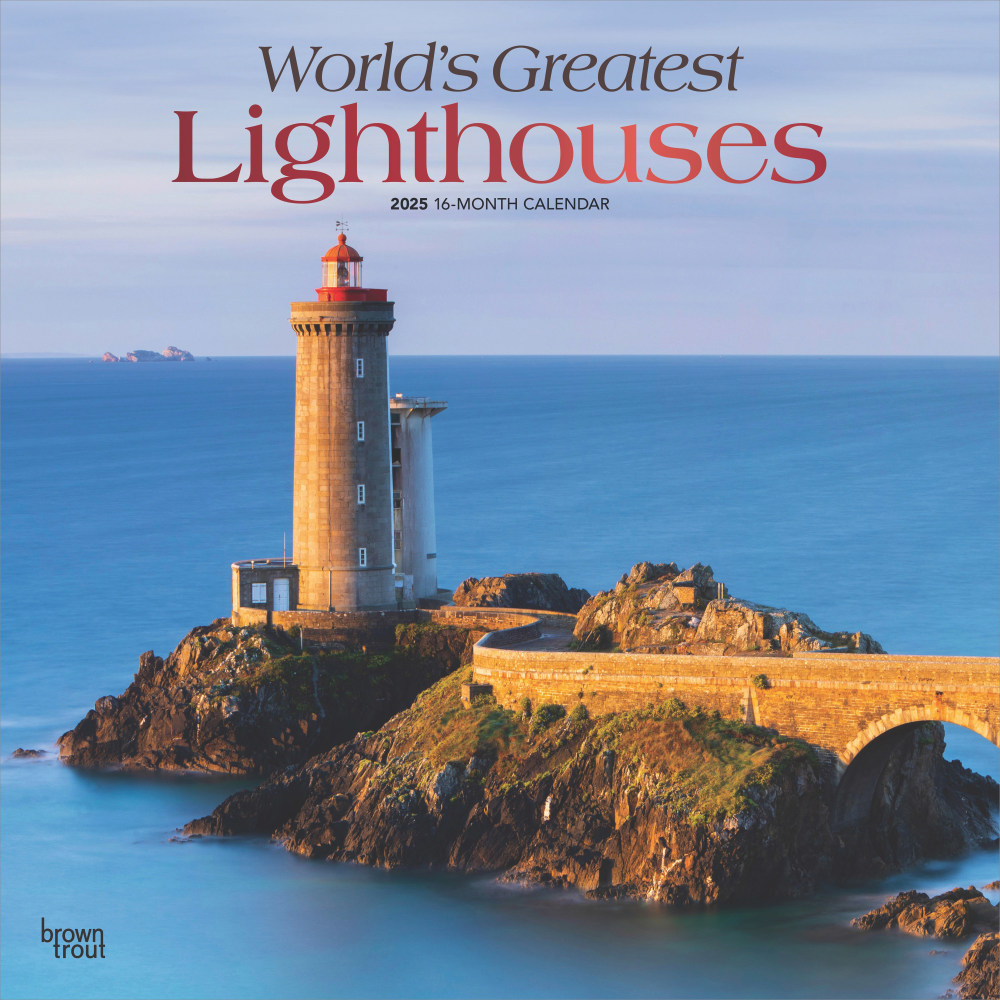 2025 BrownTrout World&#x27;s Greatest Lighthouses Monthly