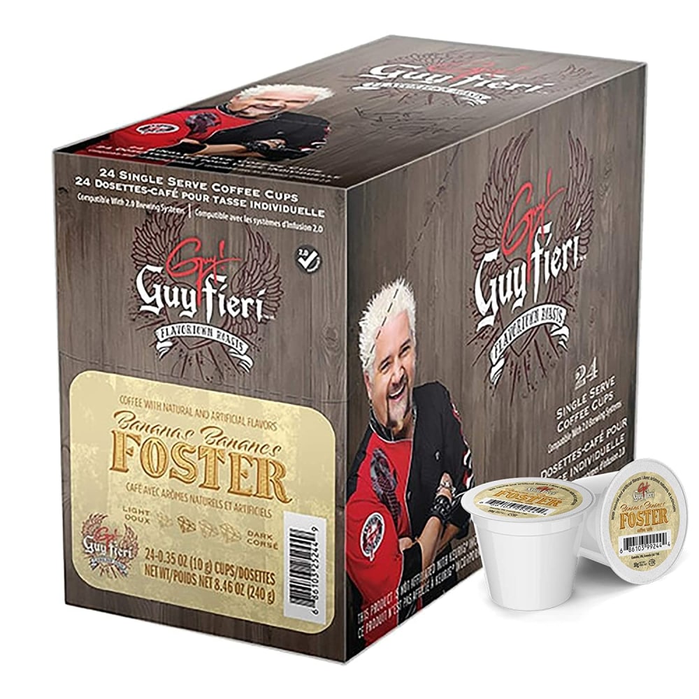 Guy Fieri Flavortown Roasts Single-Serve K-Cup Coffee, Bananas