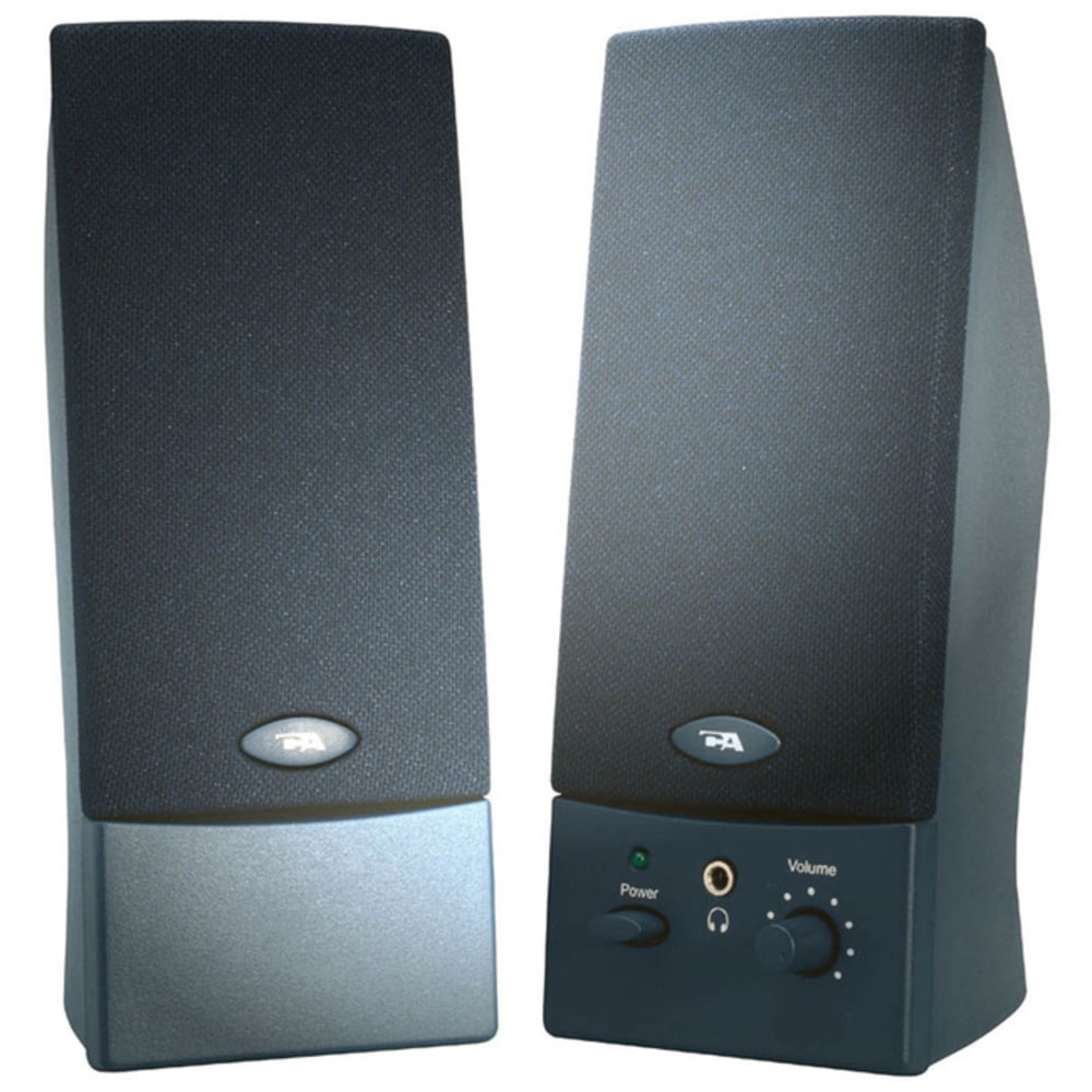 Cyber Acoustics 2.0 USB Speaker System, Black, CA-2016WB