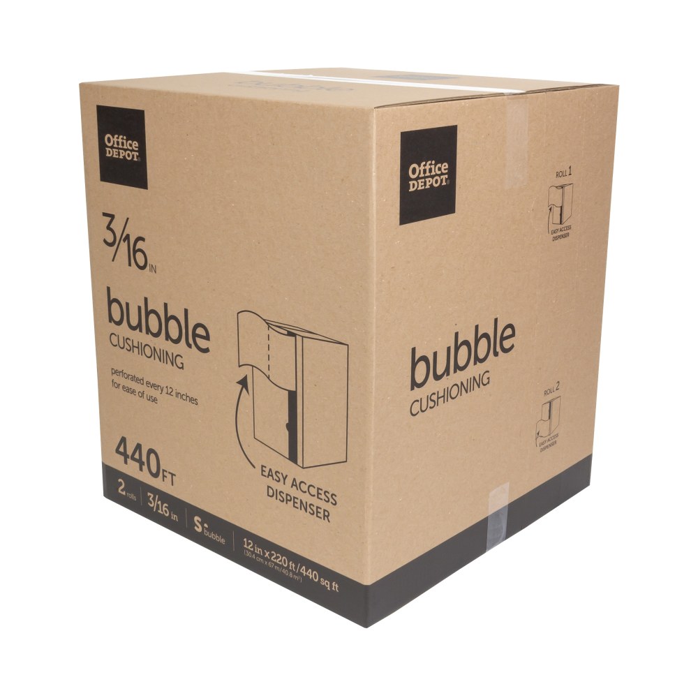 Office Depot® Brand Small Bubble Cushioning, 3/16" Thick,