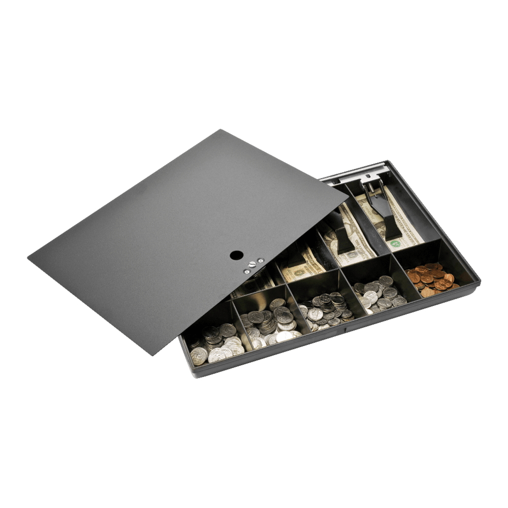 Sparco Money Tray With Locking Cover, 2.3" x