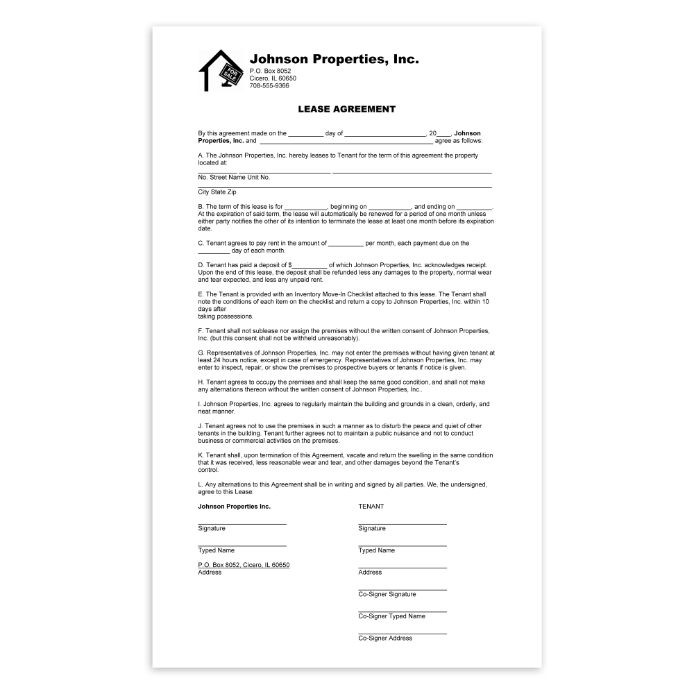 Custom Carbonless Business Forms, Create Your Own, Black