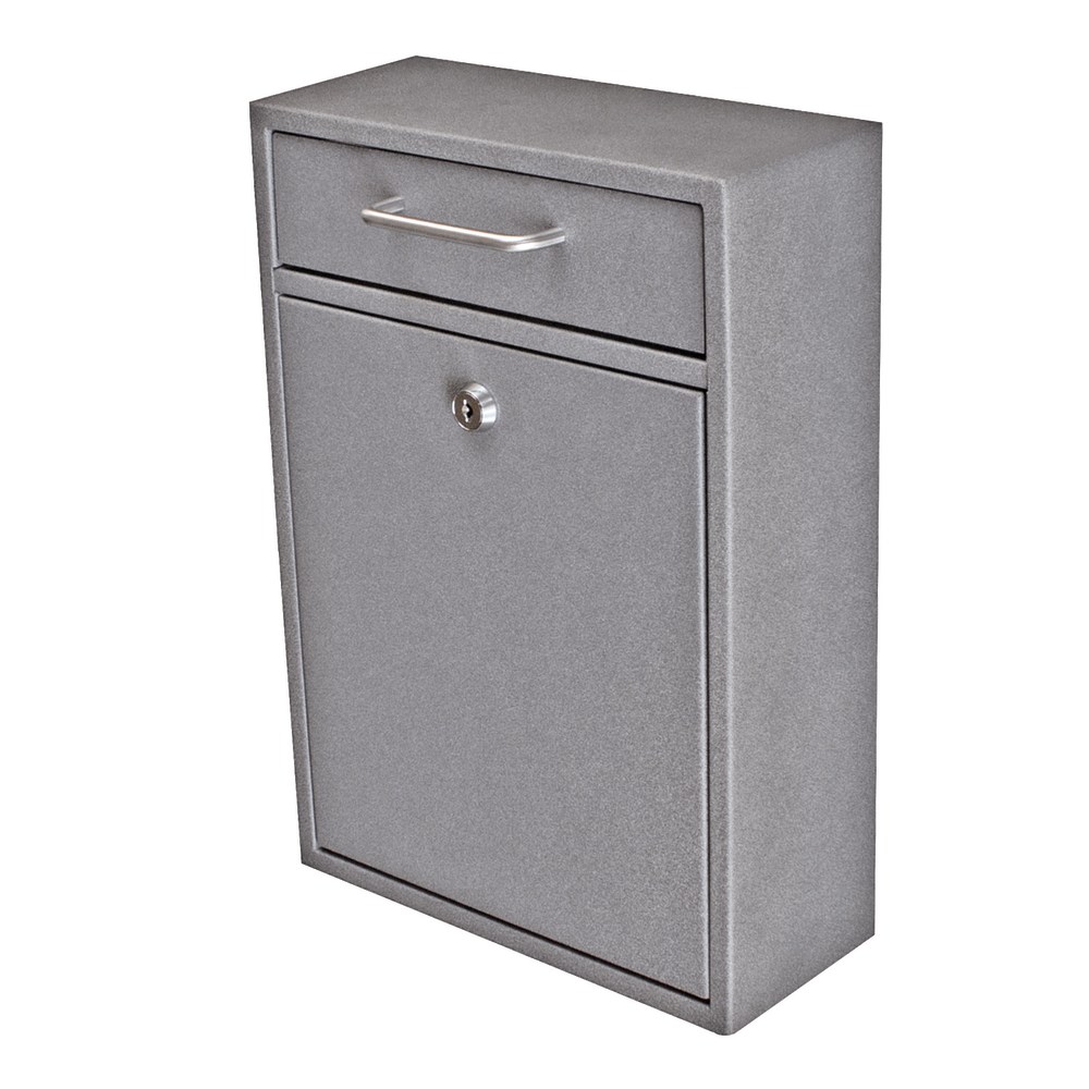 Mail Boss Locking Security Drop Box, 16 1/4"H