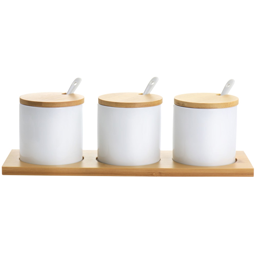 Gibson Elite Gracious Dining 10-Piece Fine Ceramic Condiment