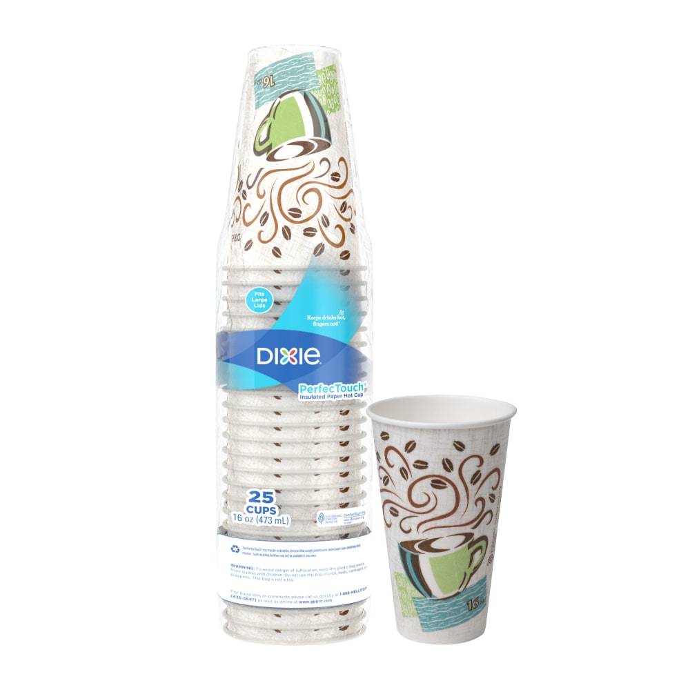 Dixie® PerfecTouch by GP PRO Hot Cups, 16