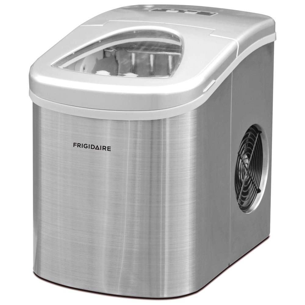Frigidaire 26-Lb Stainless-Steel Countertop Ice Maker, Silver