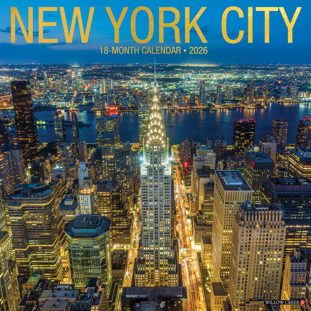 2026 Willow Creek Press Scenic Monthly Wall Calendar,