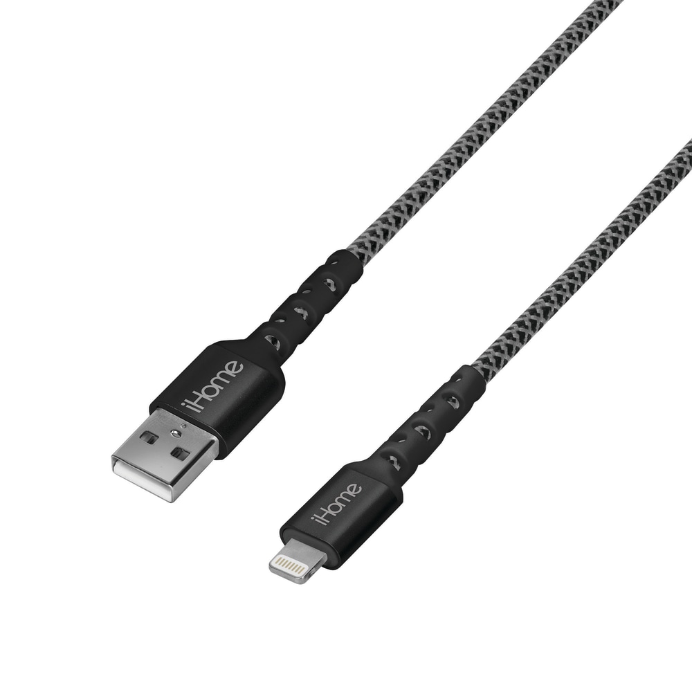 iHome Lifeworks Nylon Braided Lightning To USB A
