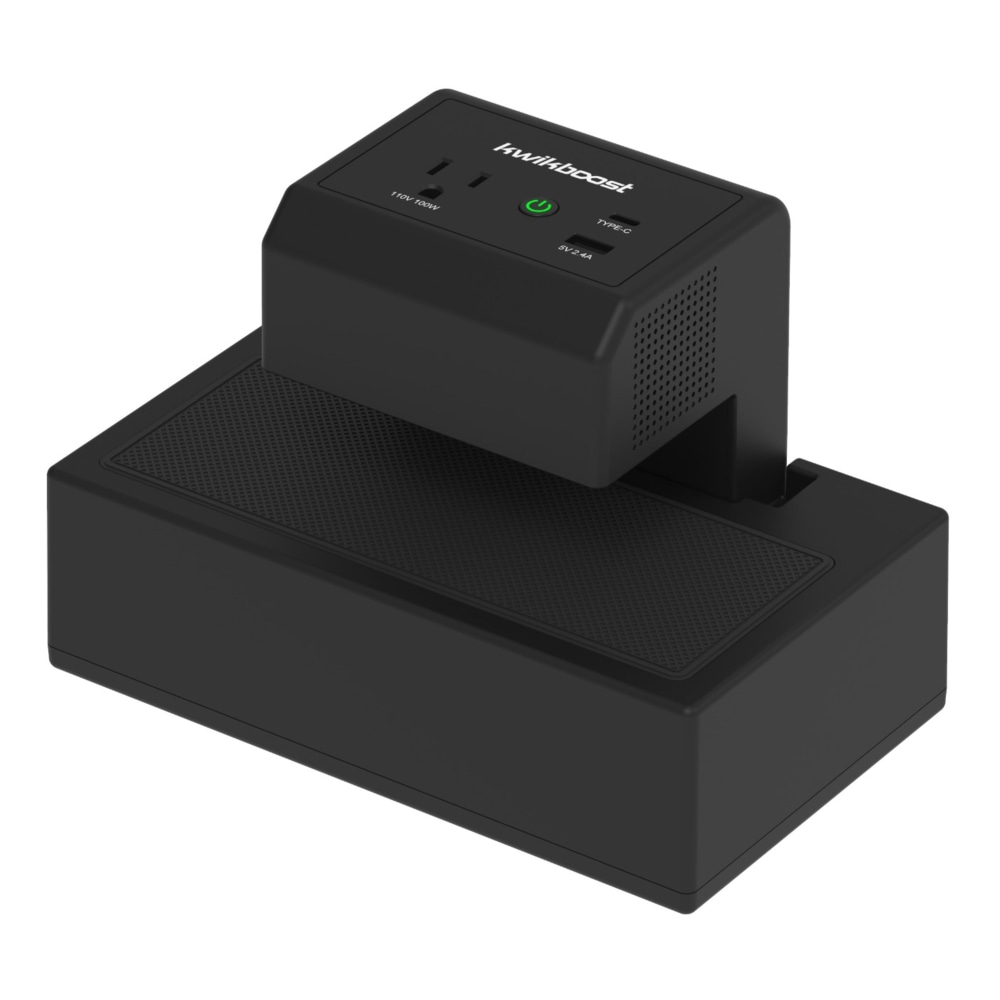 Luxor EdgePower Clamp-On Charging Station, Black