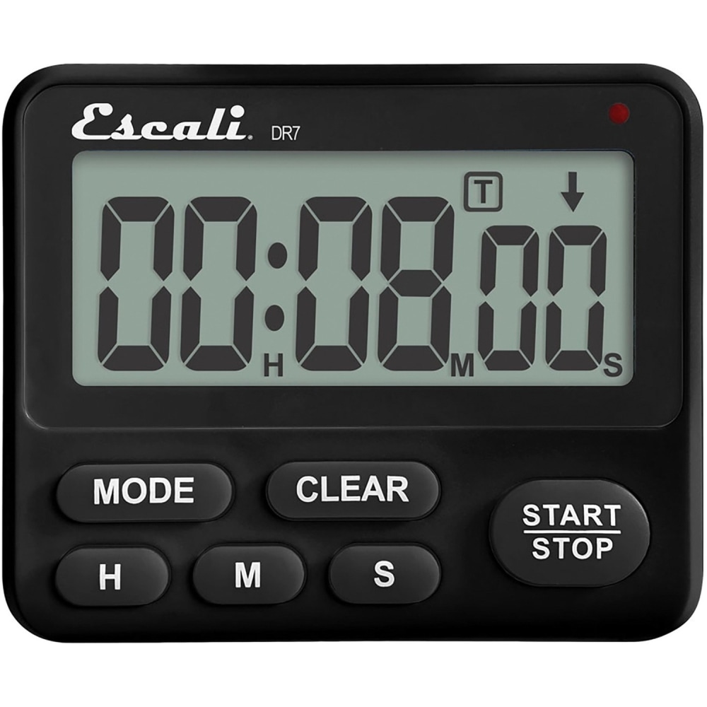 Escali® Extra Loud 4-Day Wall-Mountable Digital Timer, Black