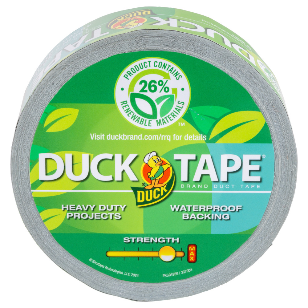 Duck Renewable Material Duck Tape® Rolls, 20 Yd