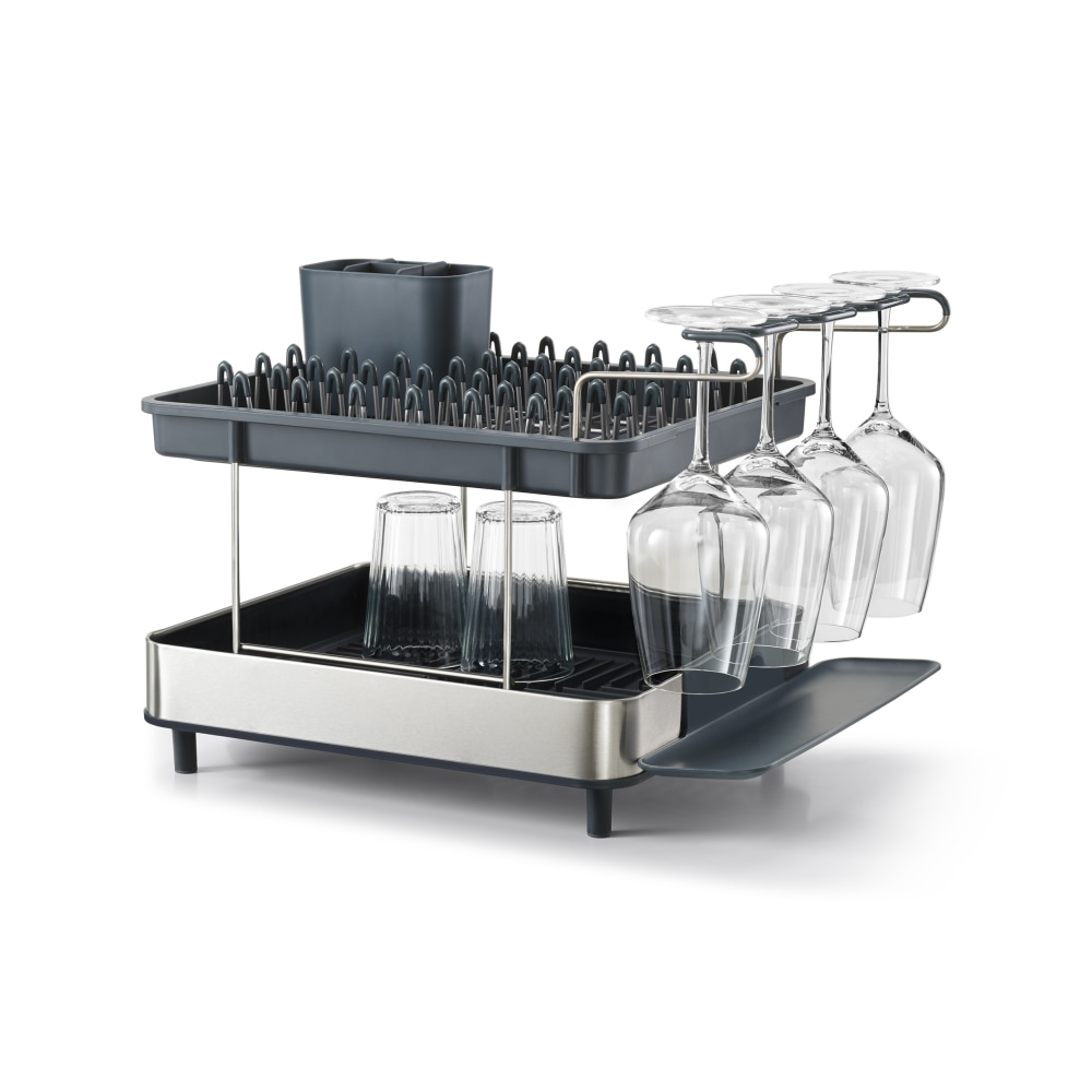 Joseph Joseph 2-Tier Steel Dish Rack With Wine