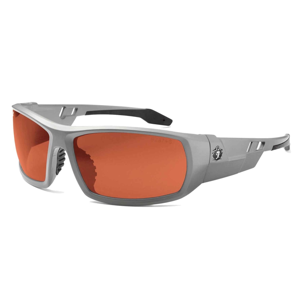 Ergodyne Skullerz® Safety Glasses, Odin, Polarized, Matte Gray