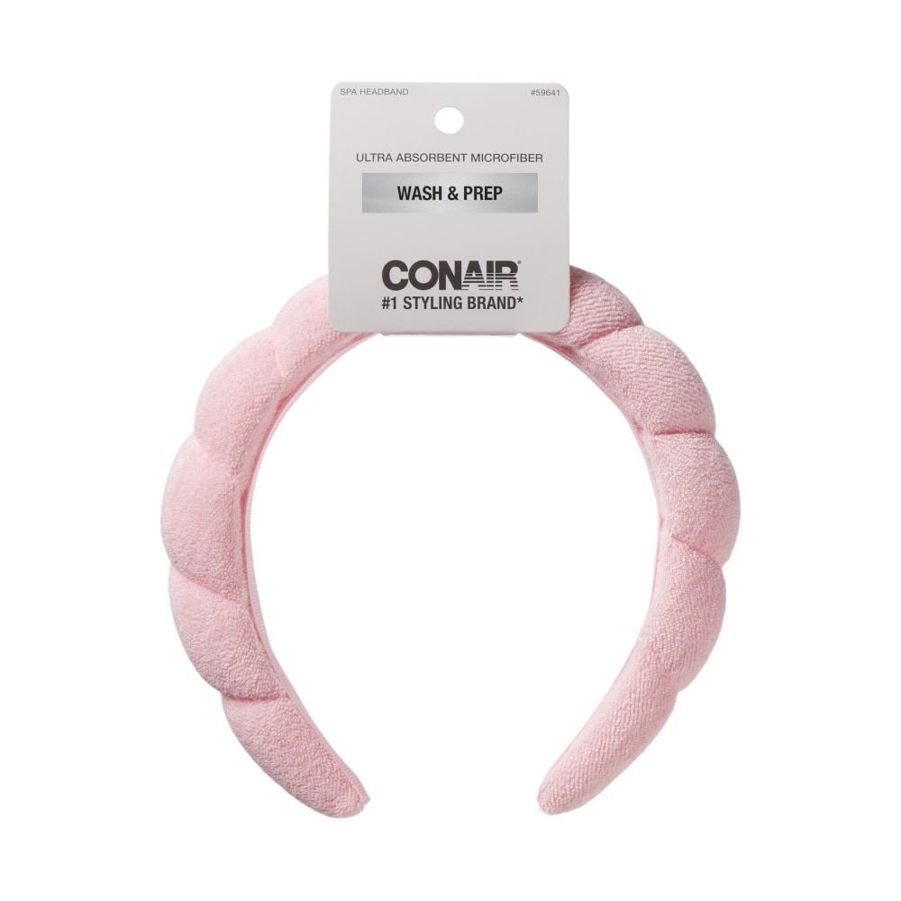 Conair Terry Headband, Bubble, Pink