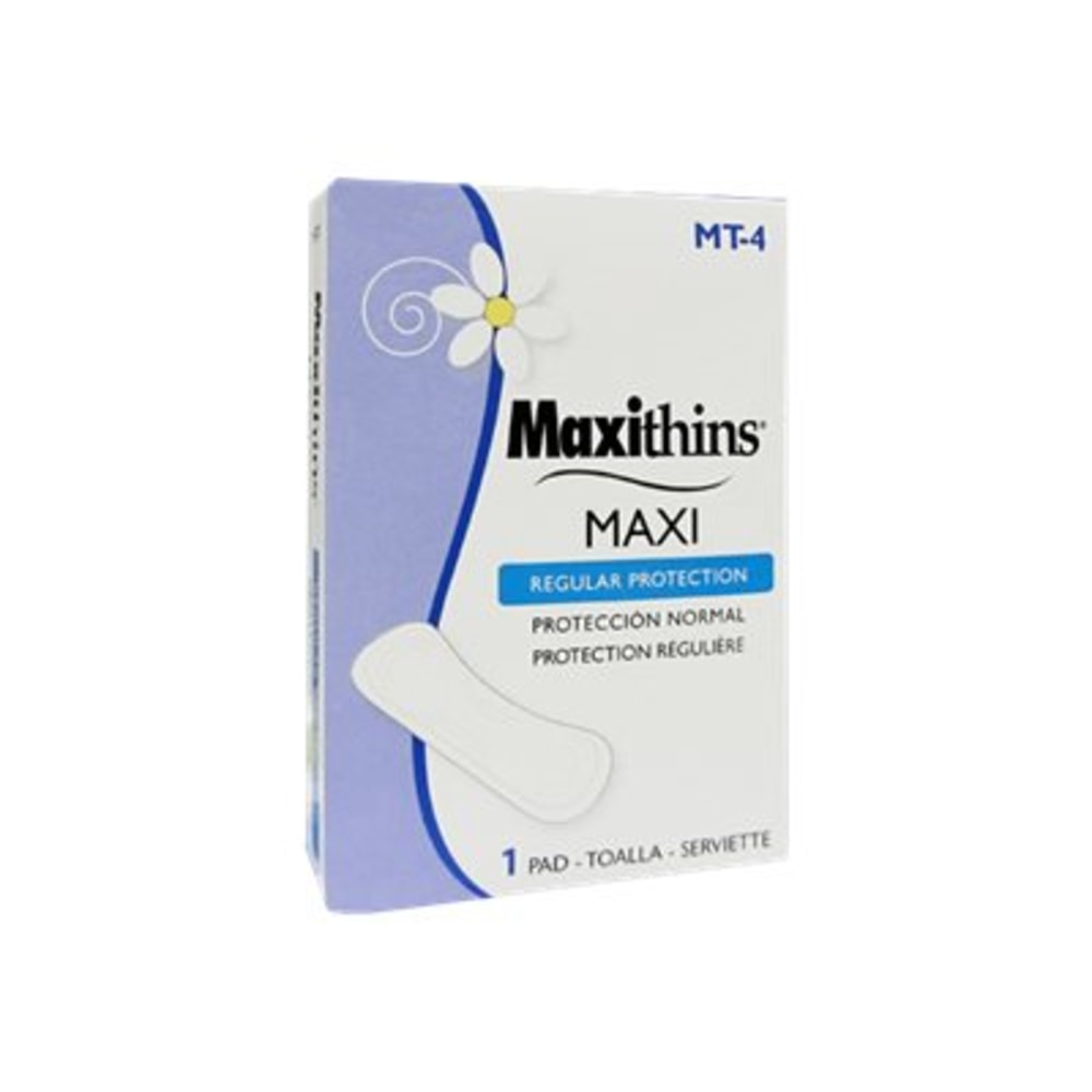 Hospeco MaxiThins Maxi Pads For Vending Machines, Maxi