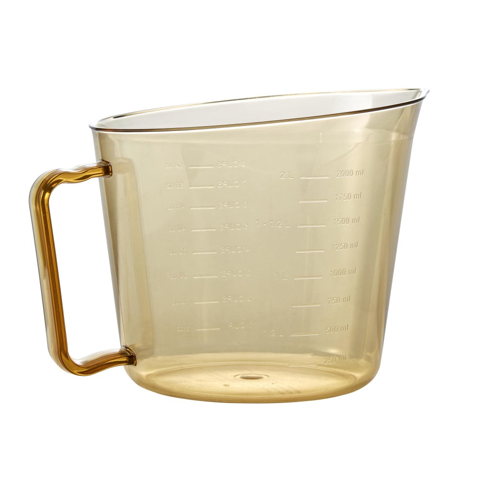 Cambro High-Heat Measuring Cup, 64 Oz, Amber