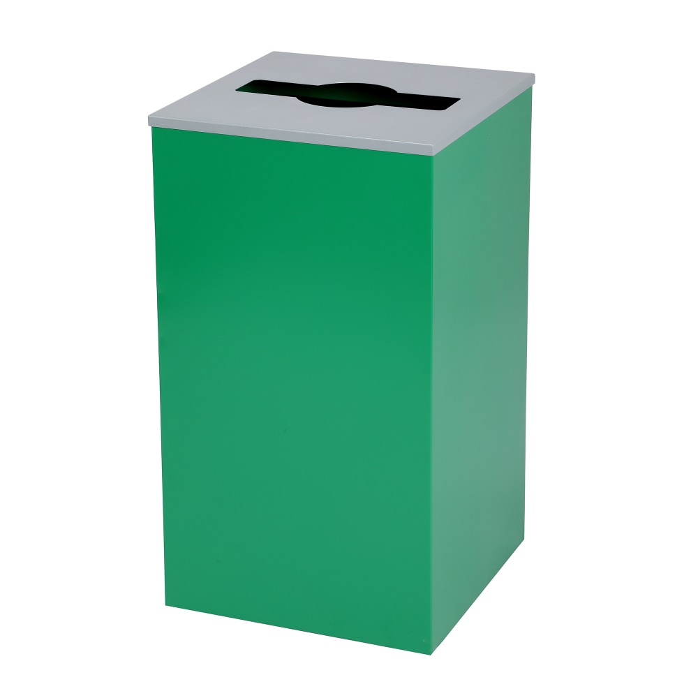 Alpine Industries Stainless-Steel Trash Bin With Mixed Opening