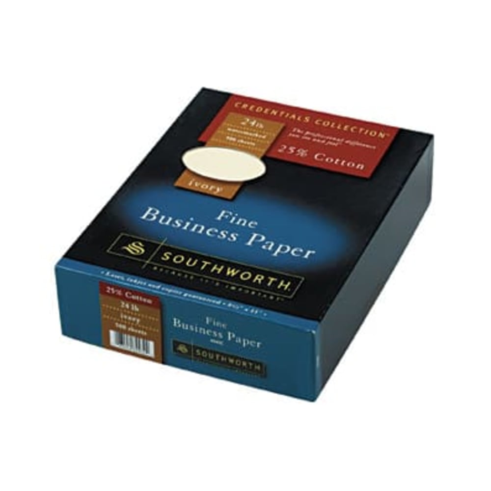 Southworth® 25% Cotton Business Paper, Letter Size (8