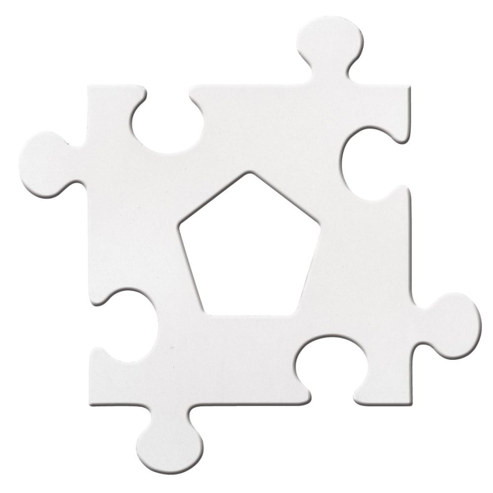 Roylco Picture Frame Puzzle Pieces, 24 Pieces Per