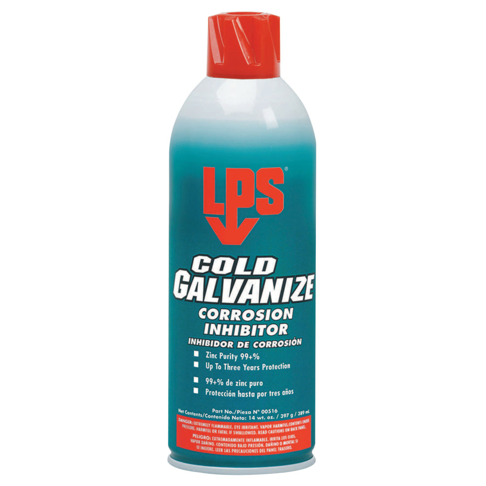 LPS Cold Galvanize Corrosion Inhibitor, 14 oz Aerosol