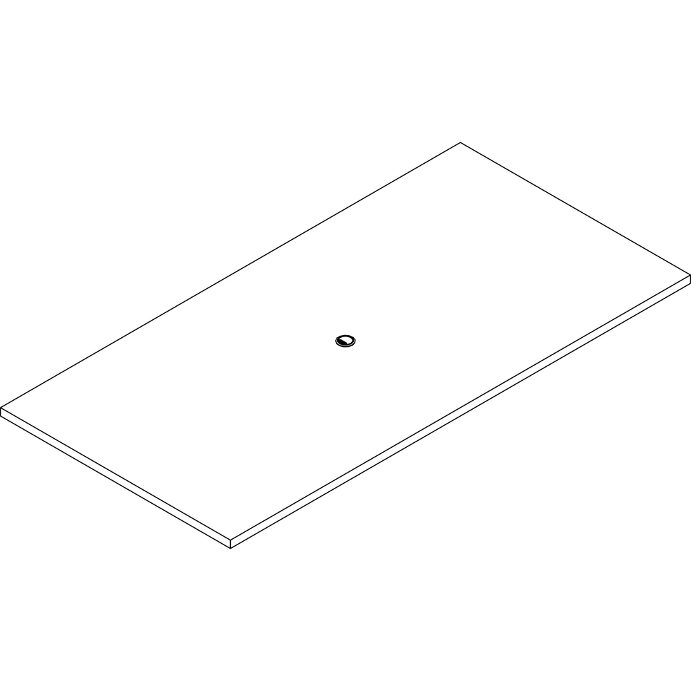 Lorell Prominence 2.0 Rectangular Conference Tabletop - Material: