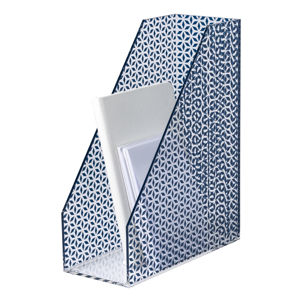 Realspace® Zora Acrylic Magazine File Holder, 11-5/8"H x