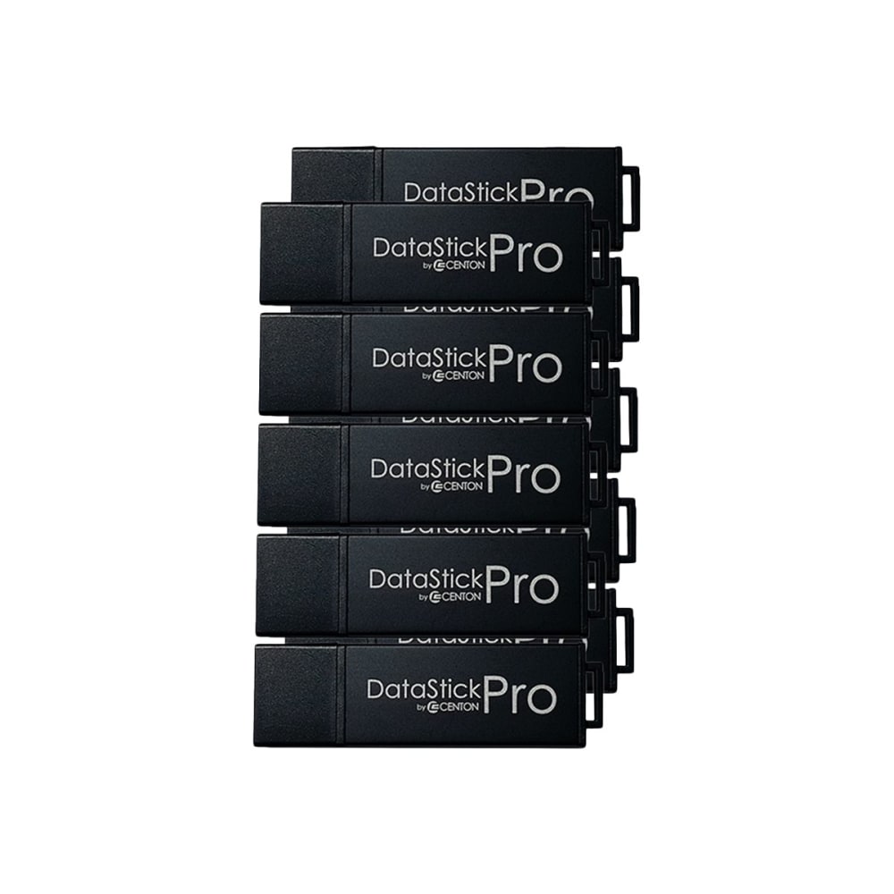 Centon MP USB 3.0 Flash Drives, 16GB, Black,
