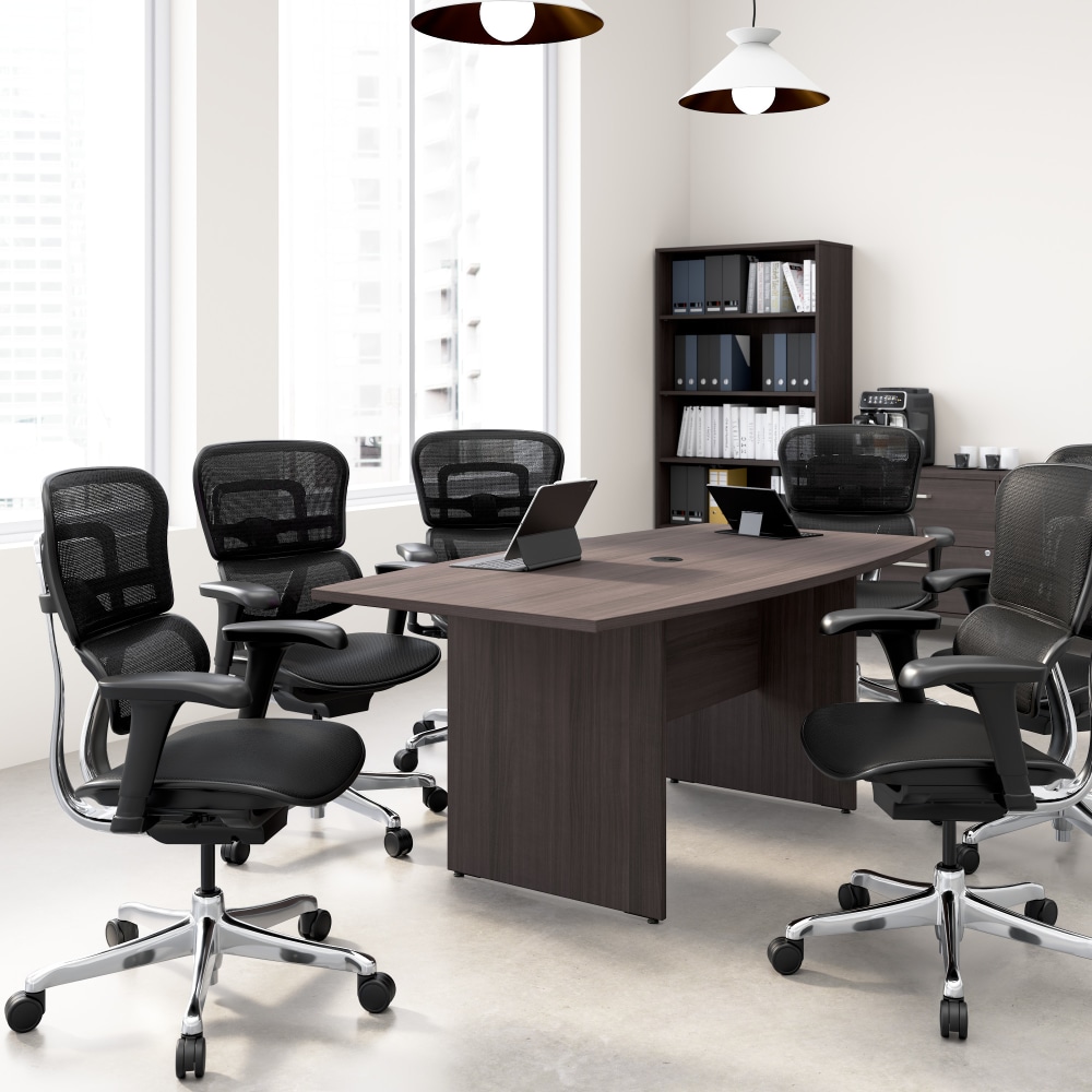 WorkPro® Motiva Office Conference Table With Wood Base,