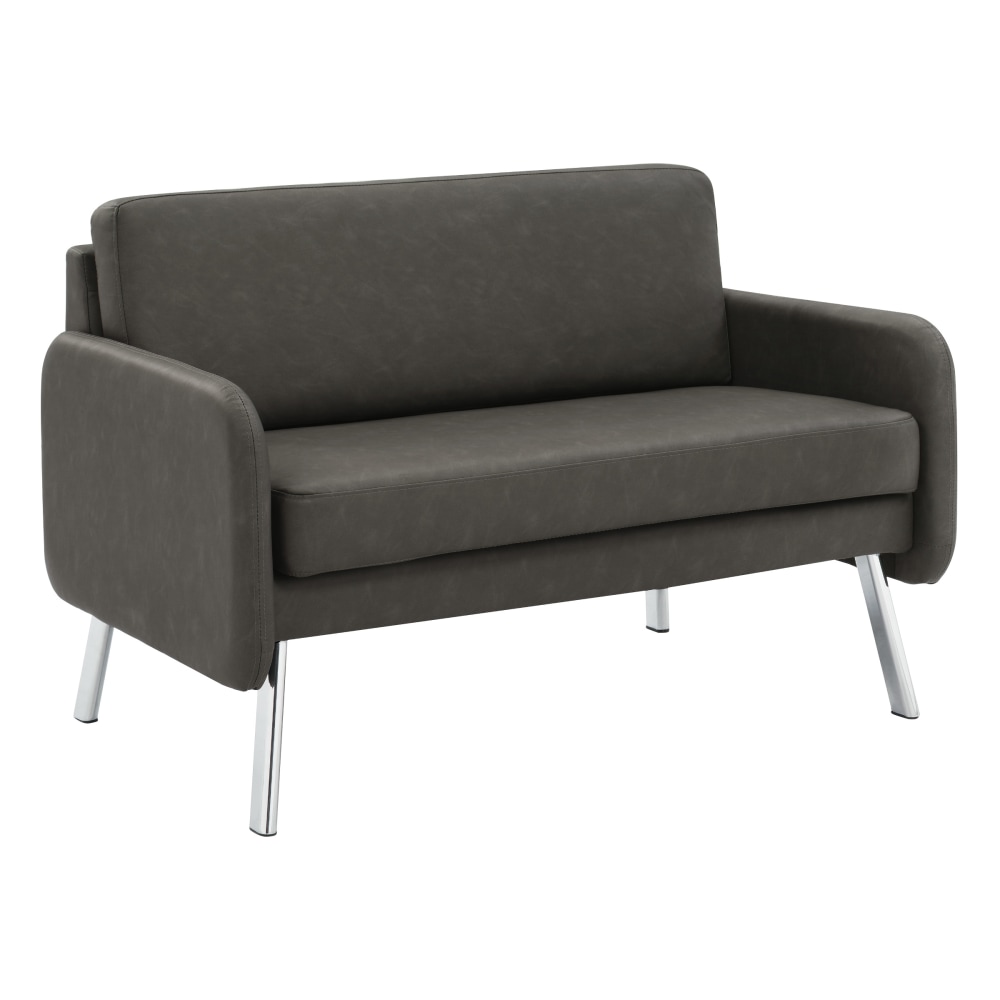 Office Star Lounge Loveseat, 33-1/2”H x 48”W x