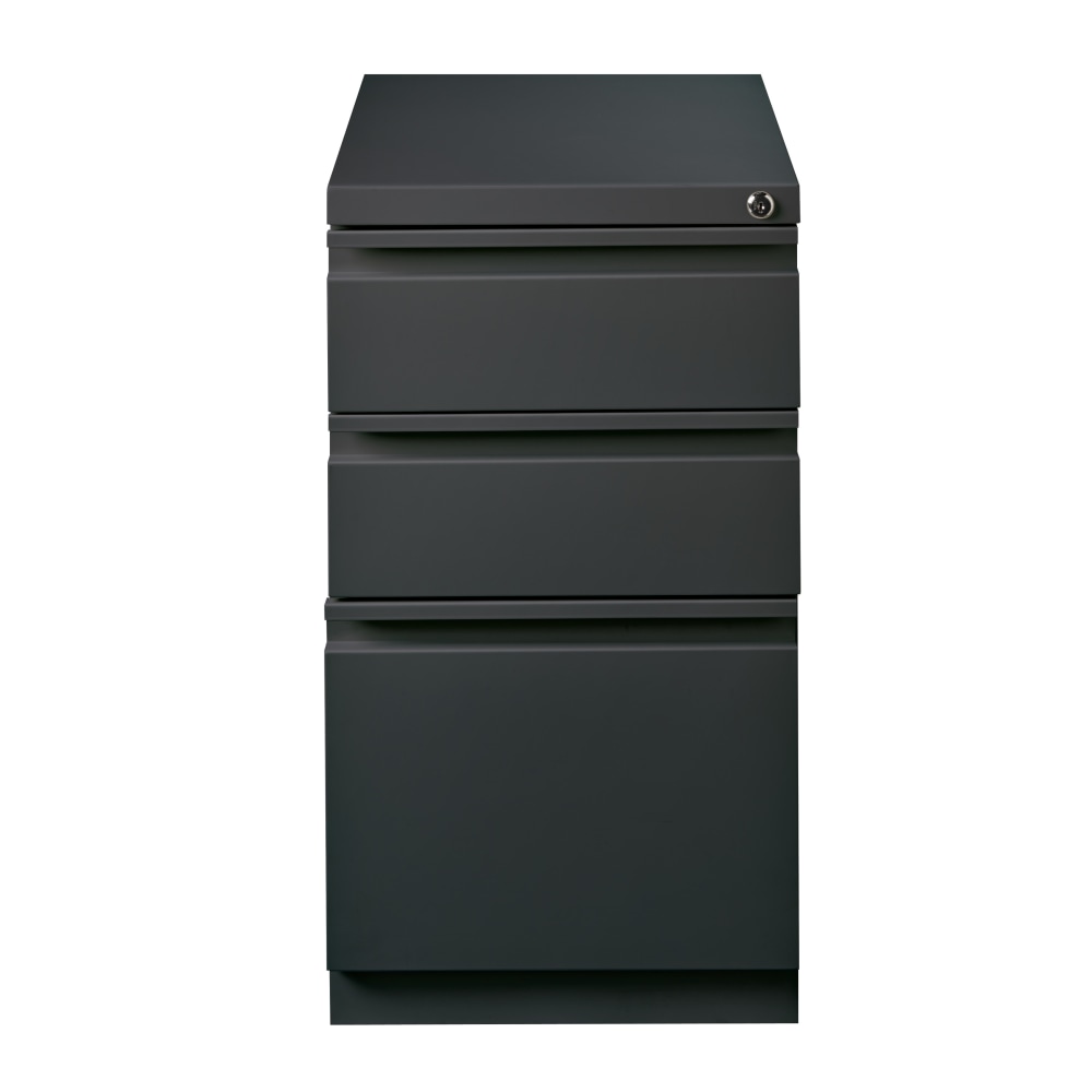 Hirsh® 20"D Vertical 3-Drawer Mobile Pedestal File Cabinet,