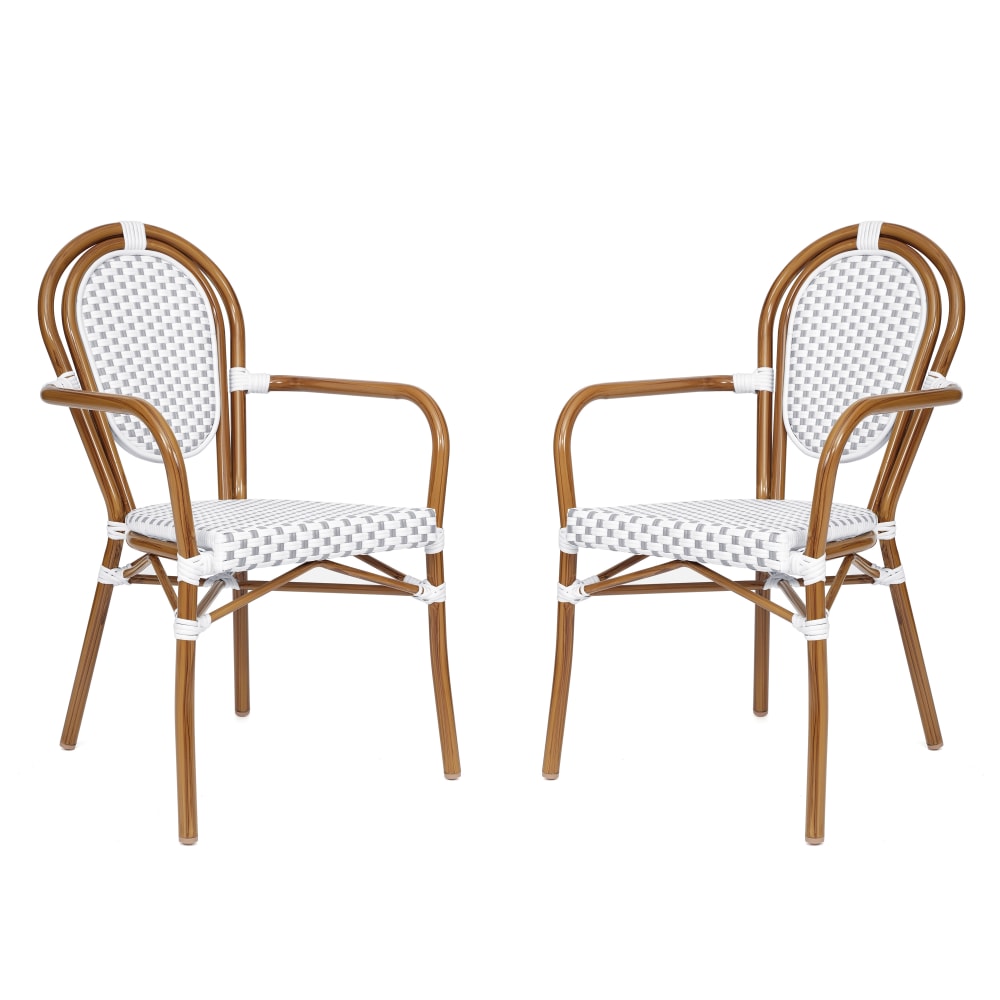 Flash Furniture 2 Pack Lourdes Indoor/Outdoor Commercial Thonet