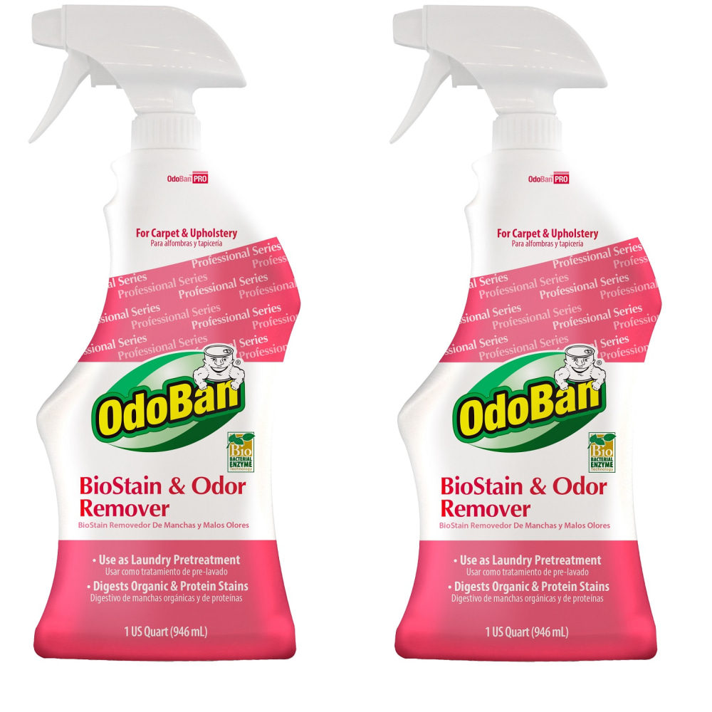 OdoBan Professional Ready-to-Use BioStain and Odor Remover, 32