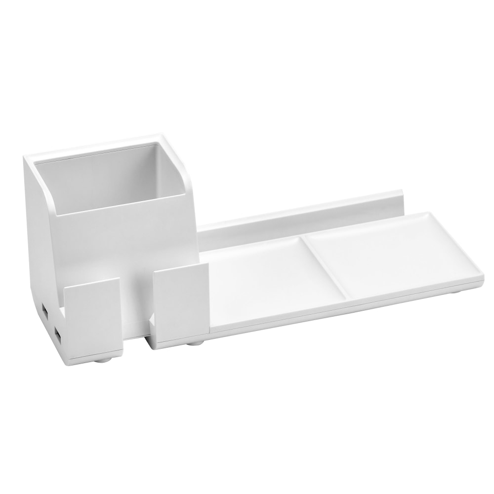 Bostitch® Konnect Desk Organizer Power Base, White