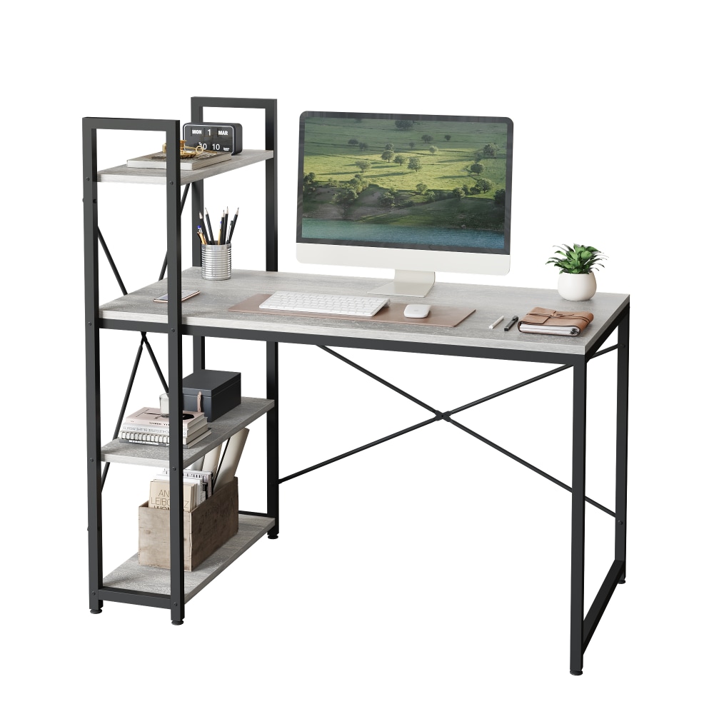 Bestier Modern 48"W Office Computer Desk With Storage