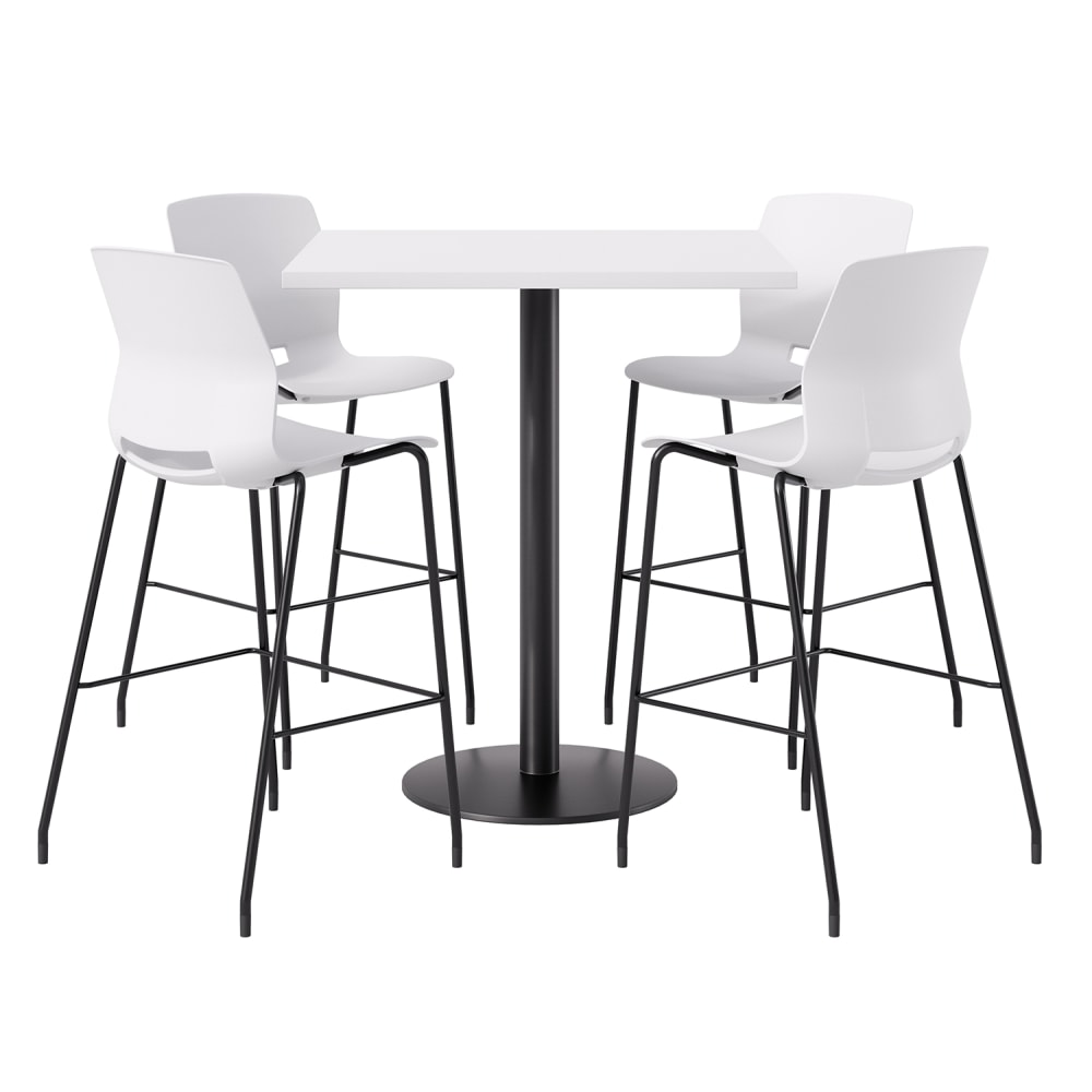 KFI Studios Proof Bistro Square Pedestal Table, Includes