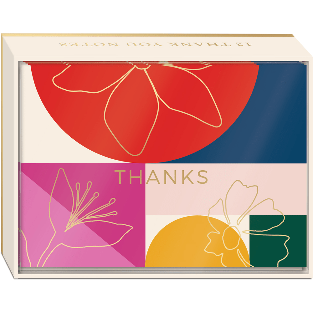 Lady Jayne Thank You Boxed Cards, 3-1/2" x