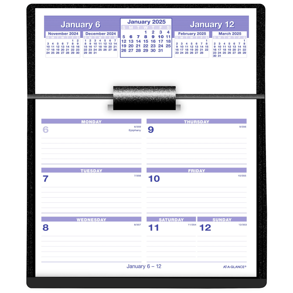2025 AT-A-GLANCE® Flip-A-Week Desk Calendar And Base, 5-1/2"
