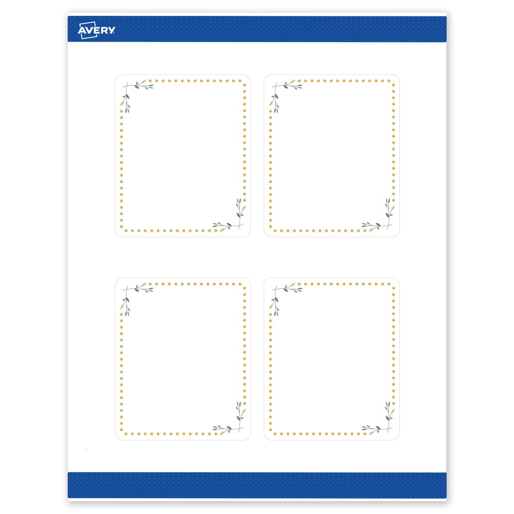 Avery® Print-To-The-Edge Labels & Sure Feed®,
