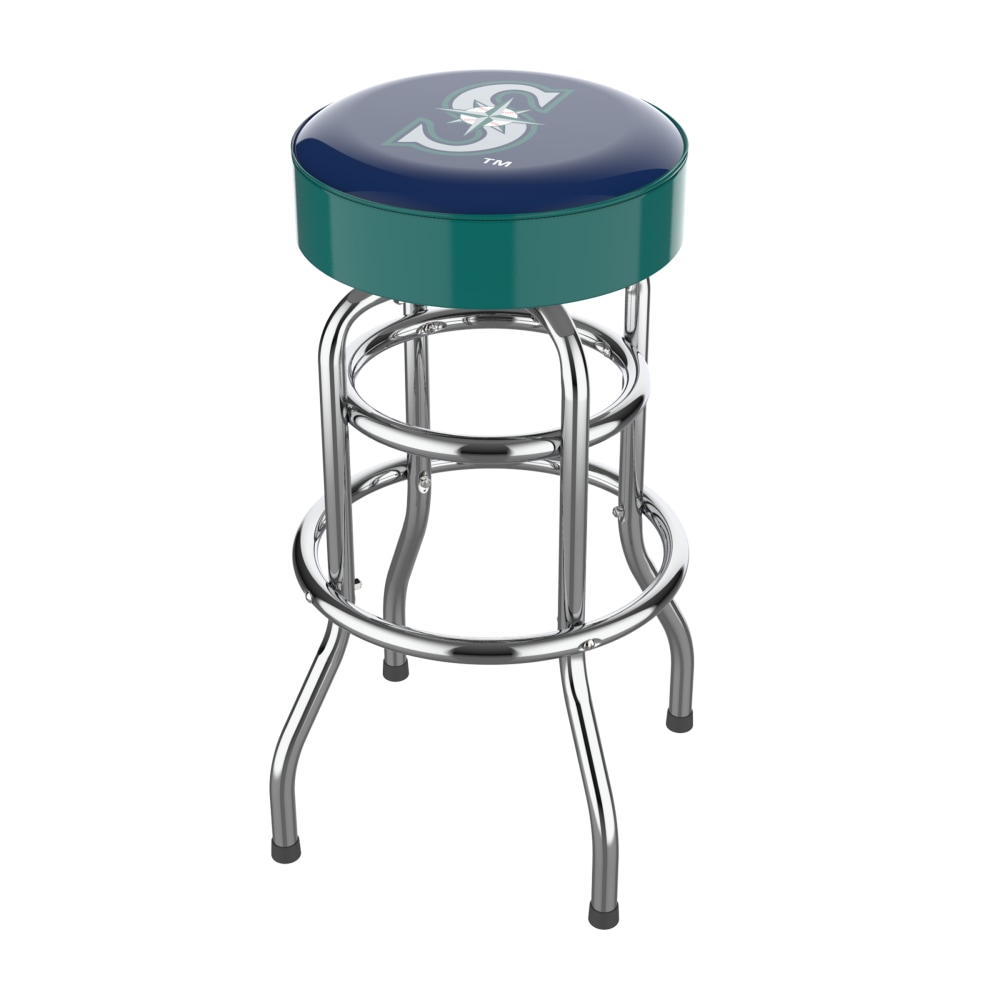 Imperial MLB Backless Swivel Bar Stool, Seattle Mariners