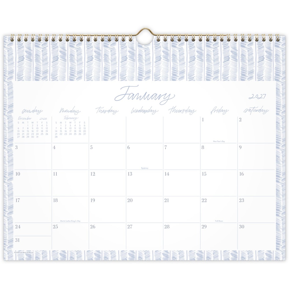 Leah Bisch™ for Mead Cambridge® 2027 Monthly Wall