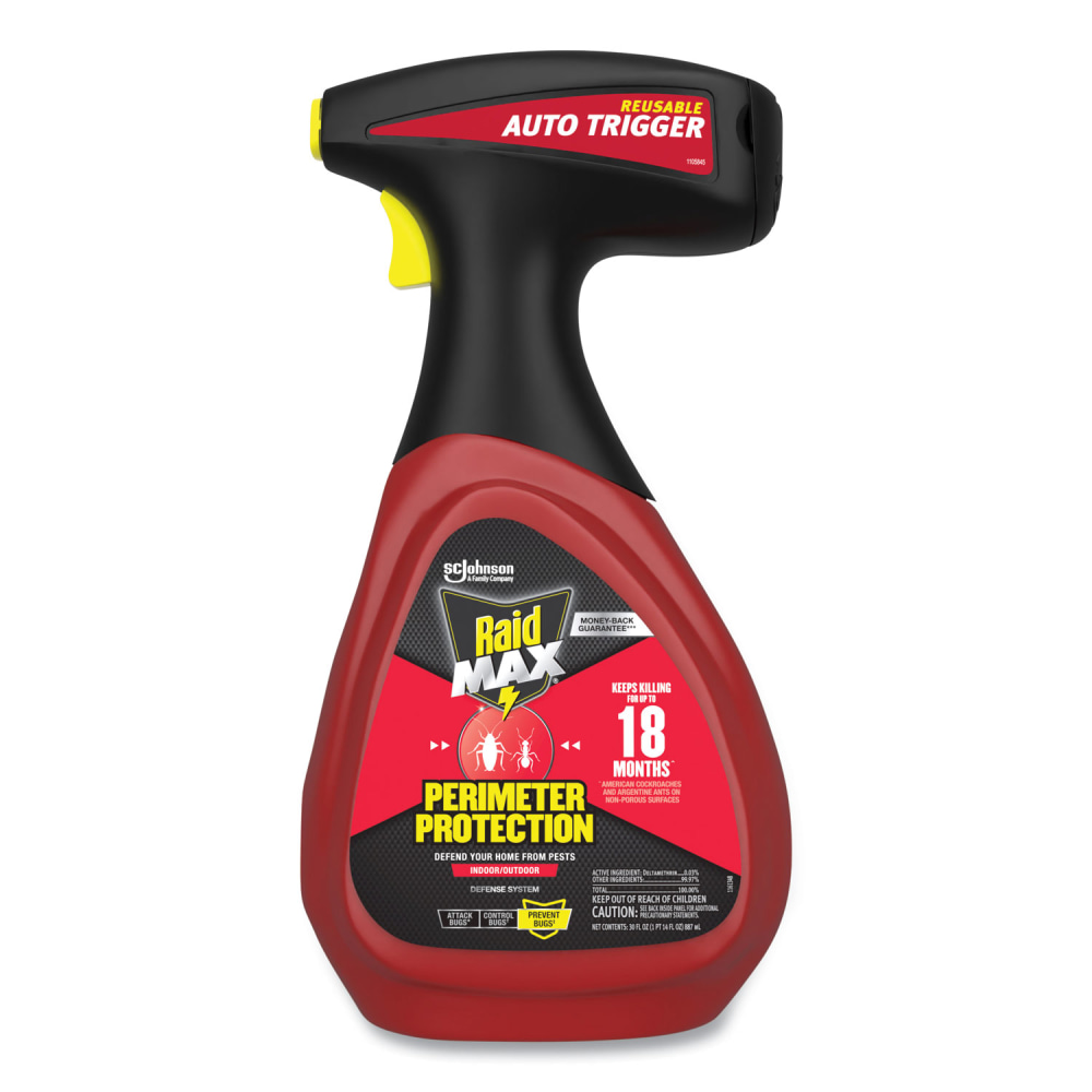 Raid® MAX Perimeter Protection, 30 oz Bottle, 6/Carton