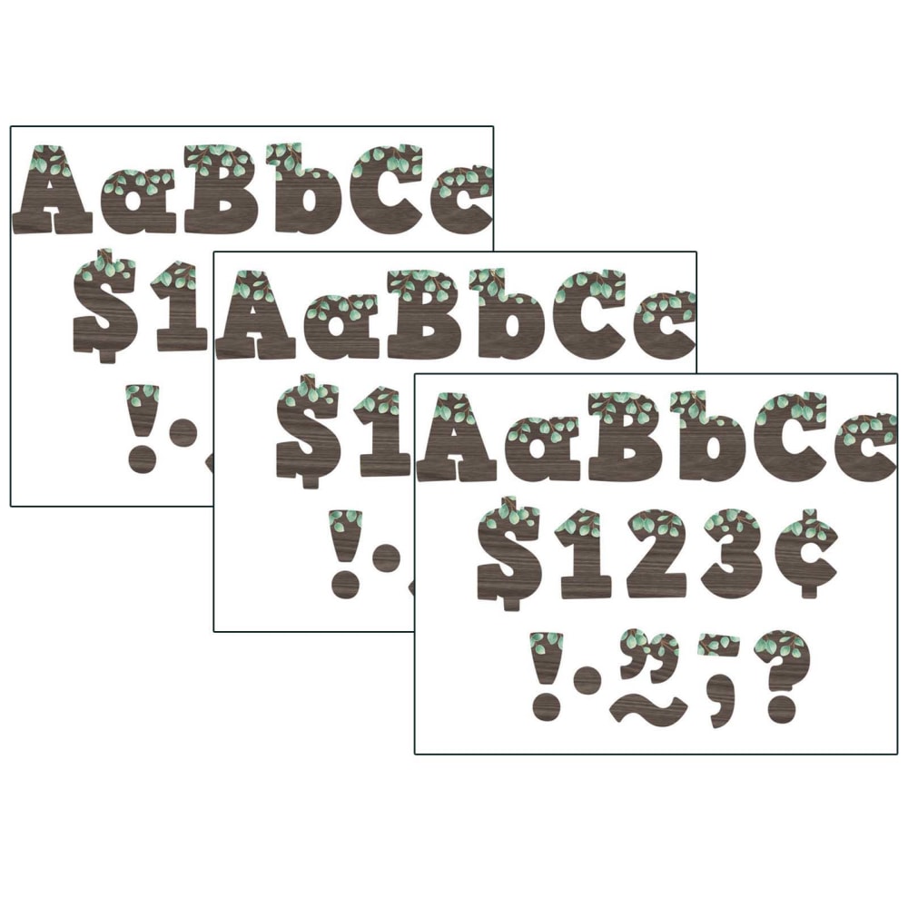 Teacher Created Resources 4" Letters, Eucalyptus, 230 Pieces